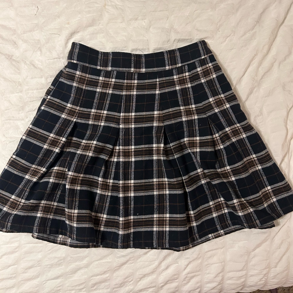 Hollister plaid skirt